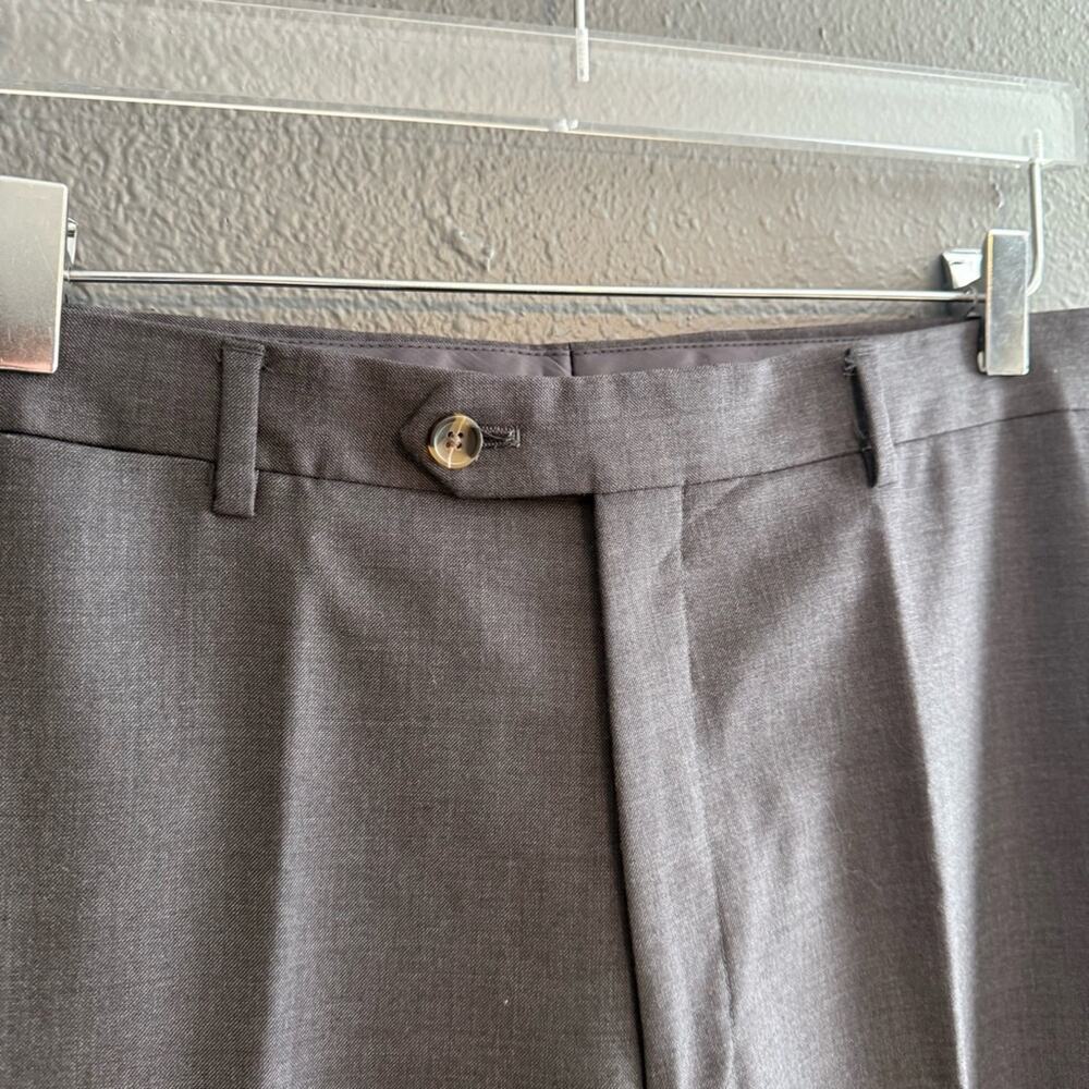 Max Davoli Baroni Gray Slim Fit 100% Wool Suit Size W34/40L - Picture 7 of 11